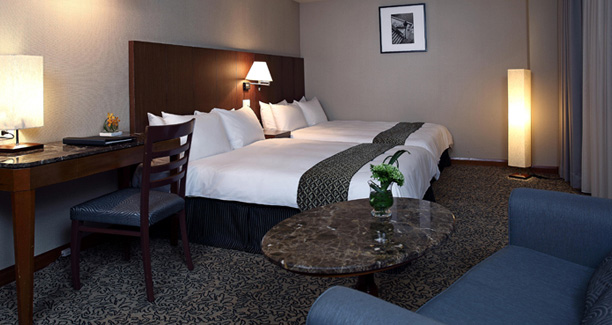 全国大饭店豪华双床房图片