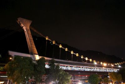 台北捷运-捷运剑潭站夜景迷人