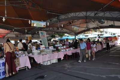 台北希望广场-农特产品摊贩